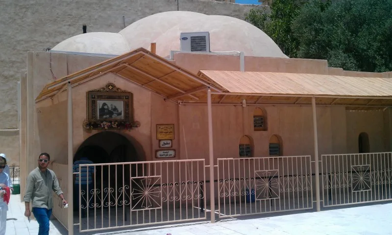Le tombeau du Pop Shenouda III - Deir Anba Bishoi